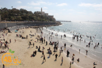 2190 شيكل قيمة مخالفة حصل عليها 3 شبان على شاطئ يافا 